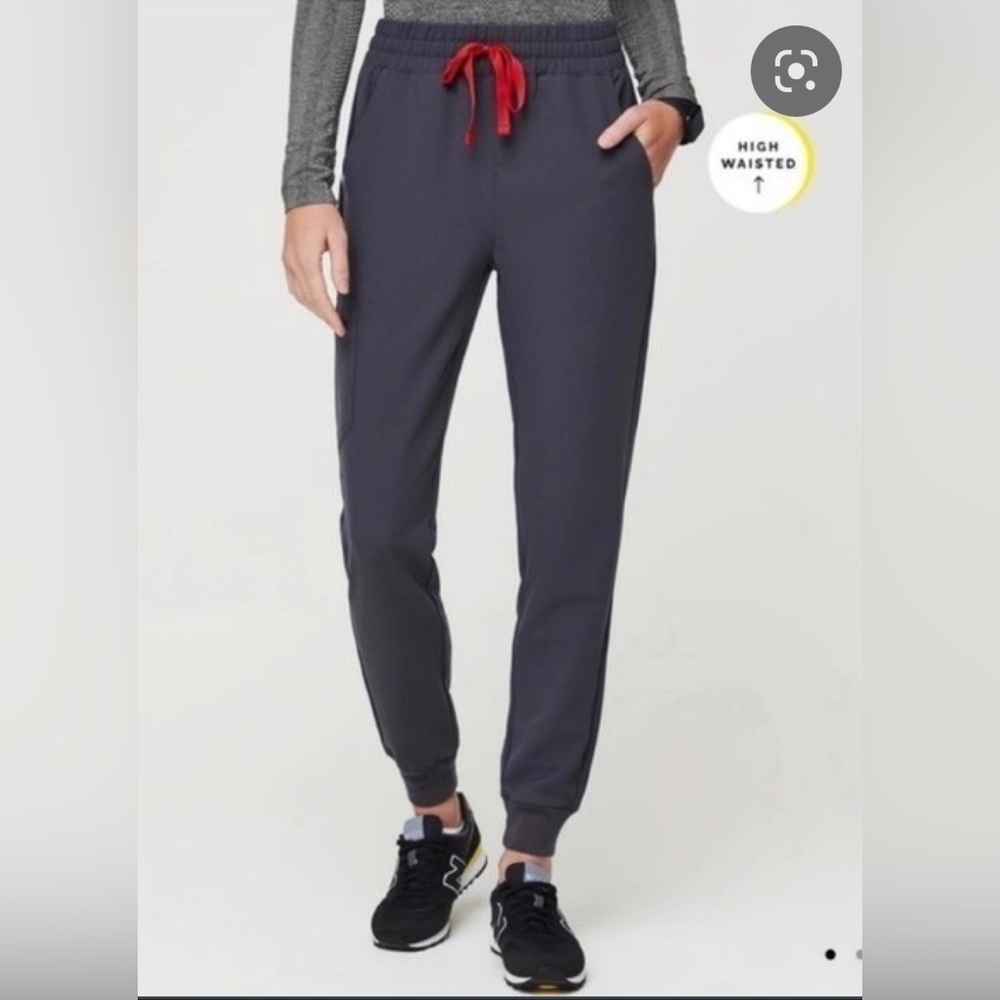 Figs Charcoal Large/Tall High Waisted Zamoras
